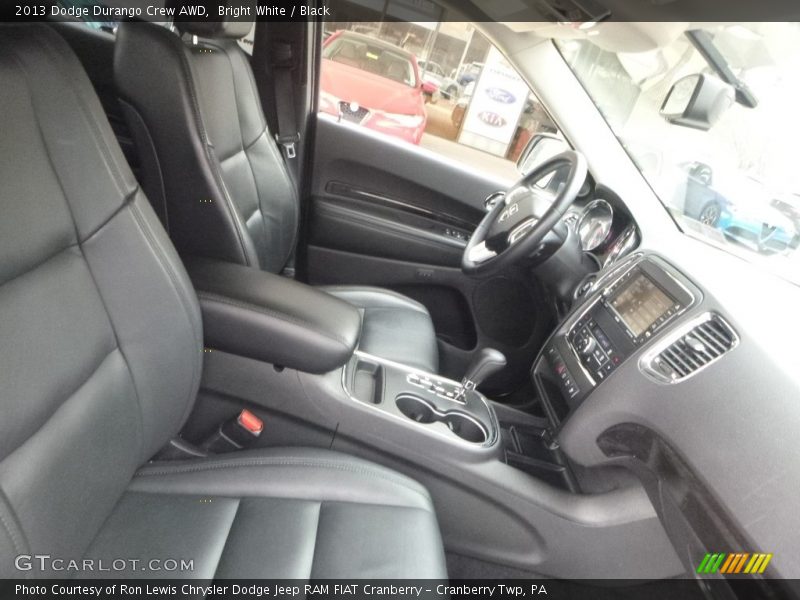 Bright White / Black 2013 Dodge Durango Crew AWD