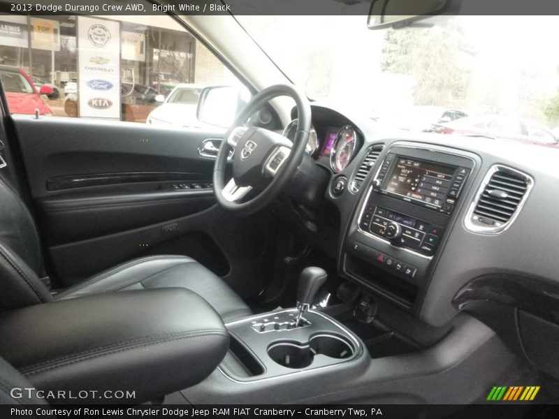 Bright White / Black 2013 Dodge Durango Crew AWD