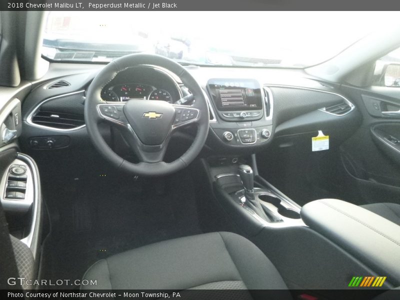 Pepperdust Metallic / Jet Black 2018 Chevrolet Malibu LT