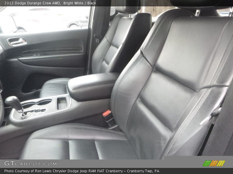 Bright White / Black 2013 Dodge Durango Crew AWD