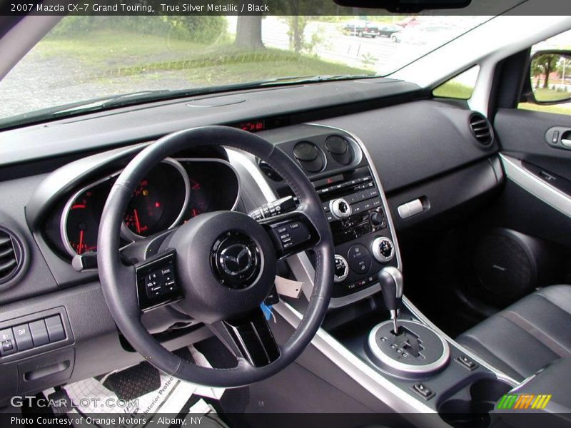 True Silver Metallic / Black 2007 Mazda CX-7 Grand Touring