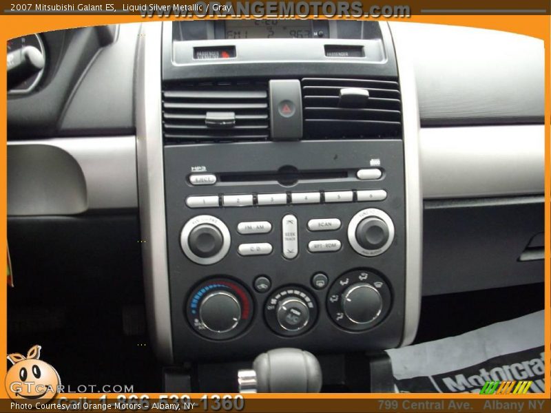 Liquid Silver Metallic / Gray 2007 Mitsubishi Galant ES