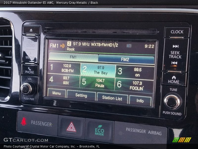 Controls of 2017 Outlander ES AWC