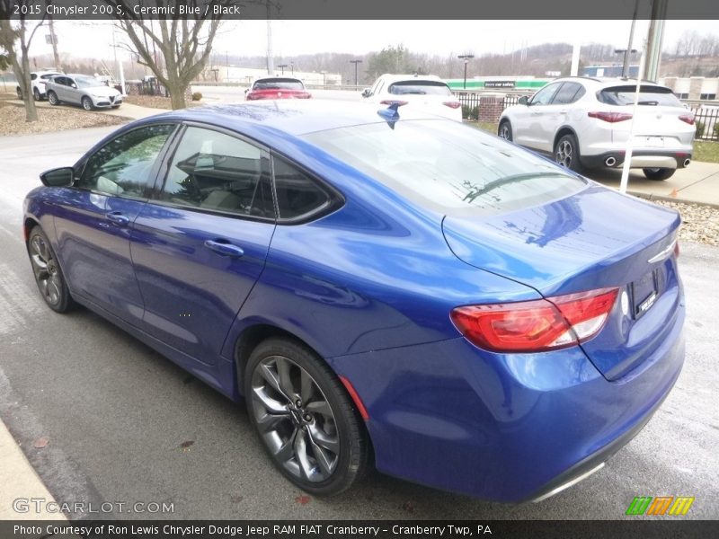Ceramic Blue / Black 2015 Chrysler 200 S