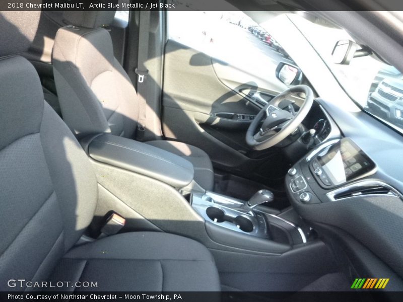 Arctic Blue Metallic / Jet Black 2018 Chevrolet Malibu LT