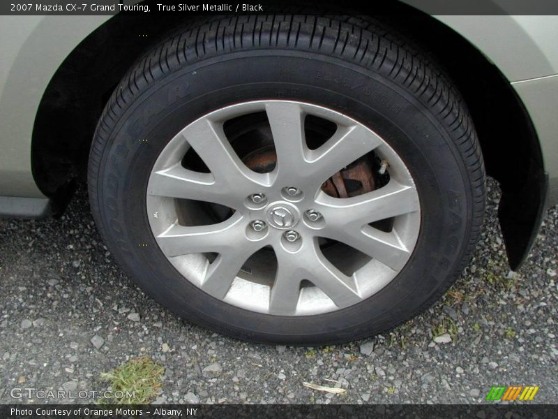 True Silver Metallic / Black 2007 Mazda CX-7 Grand Touring