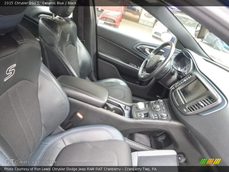 Ceramic Blue / Black 2015 Chrysler 200 S