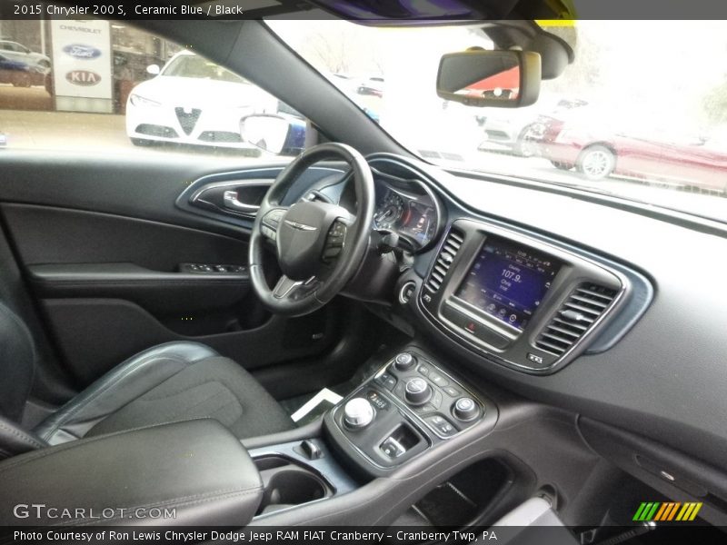 Ceramic Blue / Black 2015 Chrysler 200 S