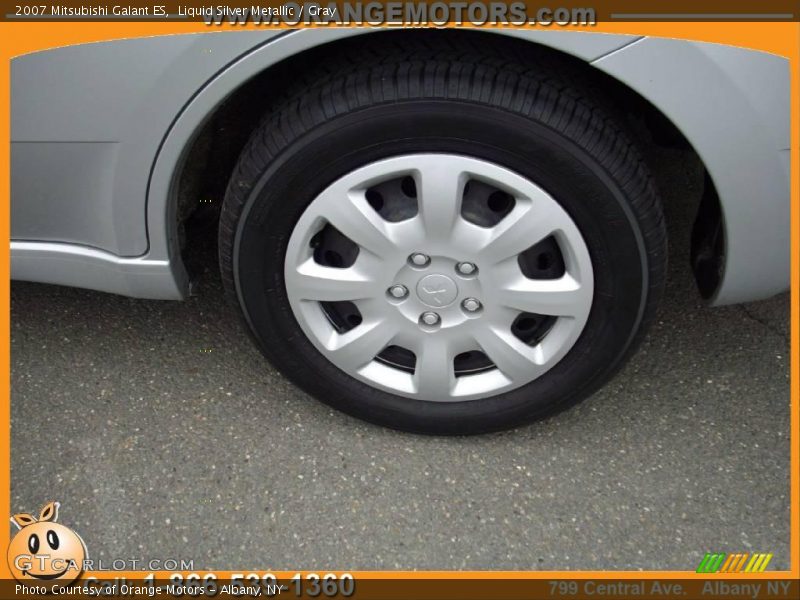 Liquid Silver Metallic / Gray 2007 Mitsubishi Galant ES