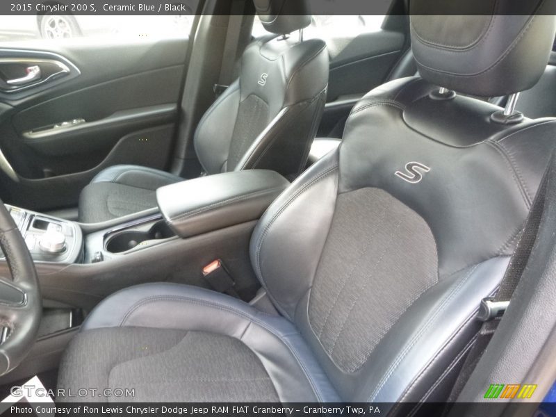 Ceramic Blue / Black 2015 Chrysler 200 S