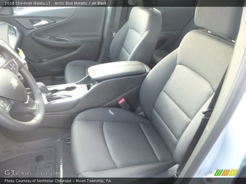 Arctic Blue Metallic / Jet Black 2018 Chevrolet Malibu LT