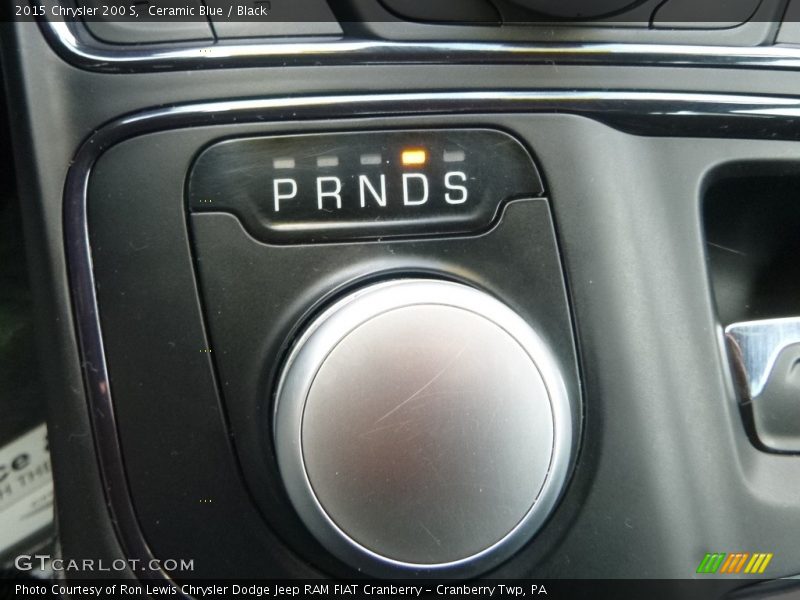 Ceramic Blue / Black 2015 Chrysler 200 S
