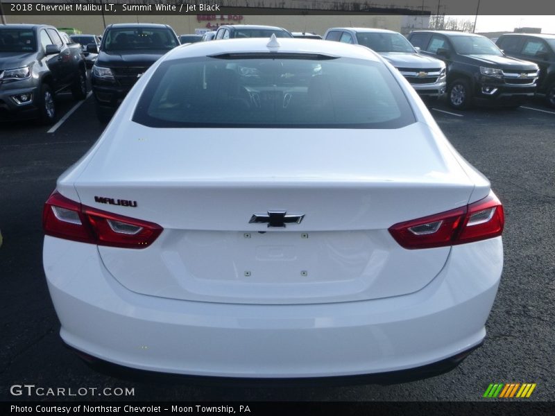 Summit White / Jet Black 2018 Chevrolet Malibu LT