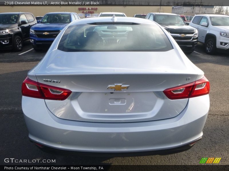 Arctic Blue Metallic / Jet Black 2018 Chevrolet Malibu LT