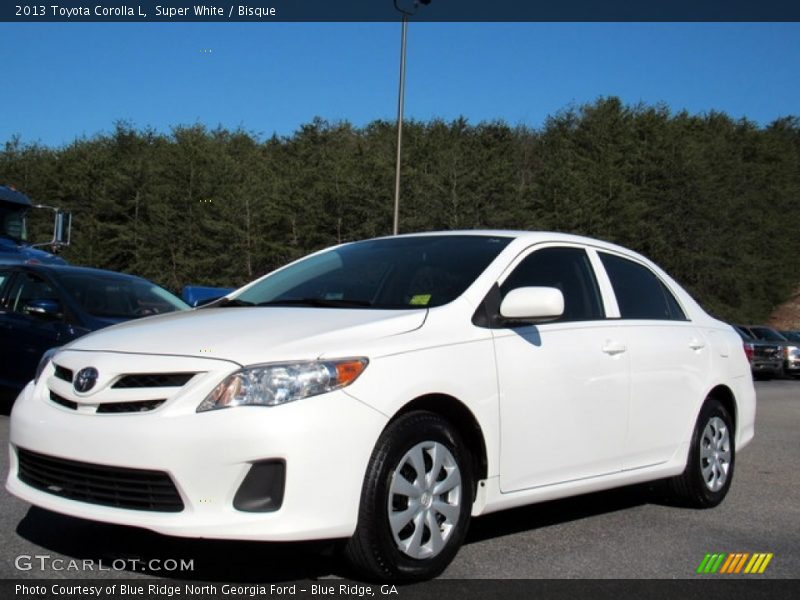 Super White / Bisque 2013 Toyota Corolla L