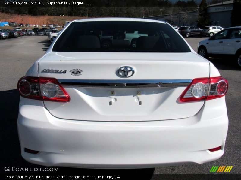 Super White / Bisque 2013 Toyota Corolla L