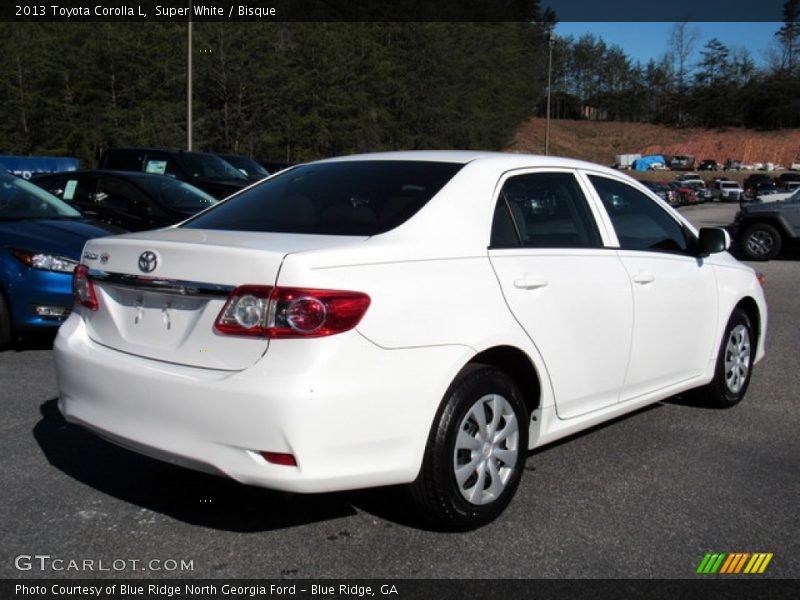 Super White / Bisque 2013 Toyota Corolla L