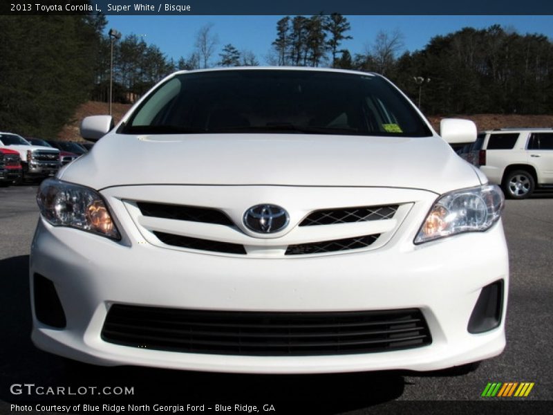 Super White / Bisque 2013 Toyota Corolla L