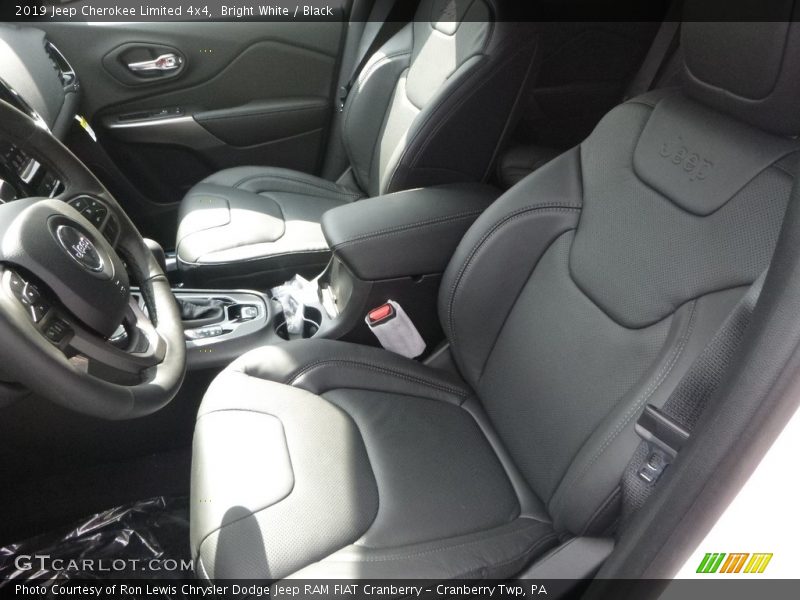 Bright White / Black 2019 Jeep Cherokee Limited 4x4