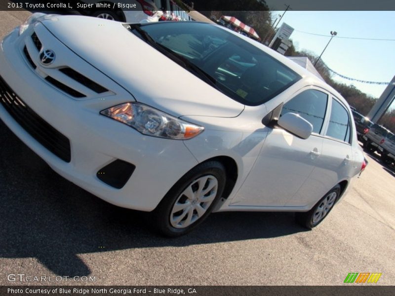 Super White / Bisque 2013 Toyota Corolla L