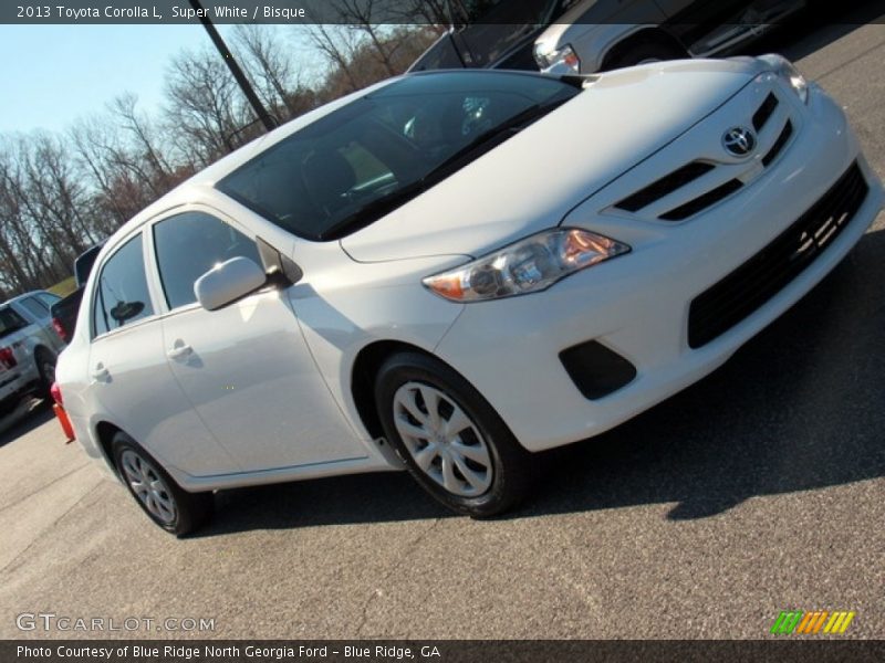 Super White / Bisque 2013 Toyota Corolla L