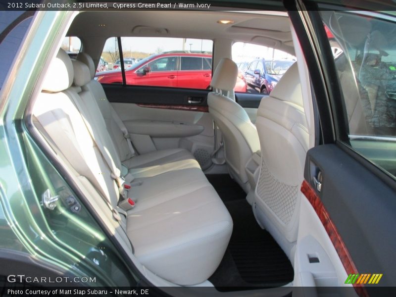 Cypress Green Pearl / Warm Ivory 2012 Subaru Outback 2.5i Limited