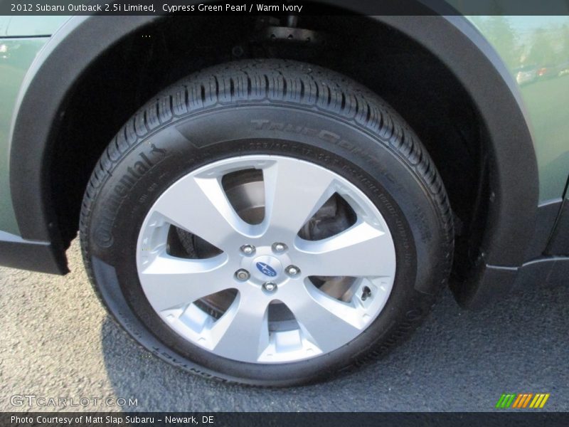 Cypress Green Pearl / Warm Ivory 2012 Subaru Outback 2.5i Limited