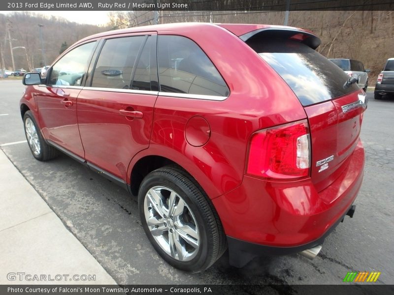 Ruby Red / Medium Light Stone 2013 Ford Edge Limited AWD