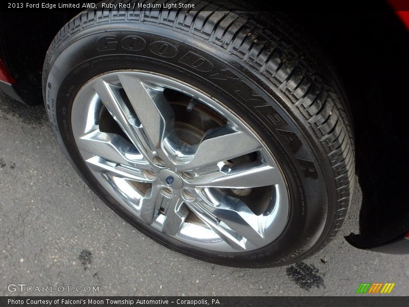Ruby Red / Medium Light Stone 2013 Ford Edge Limited AWD