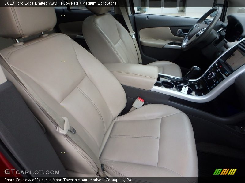 Ruby Red / Medium Light Stone 2013 Ford Edge Limited AWD