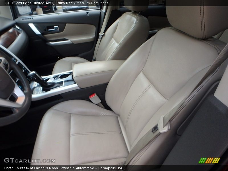 Ruby Red / Medium Light Stone 2013 Ford Edge Limited AWD