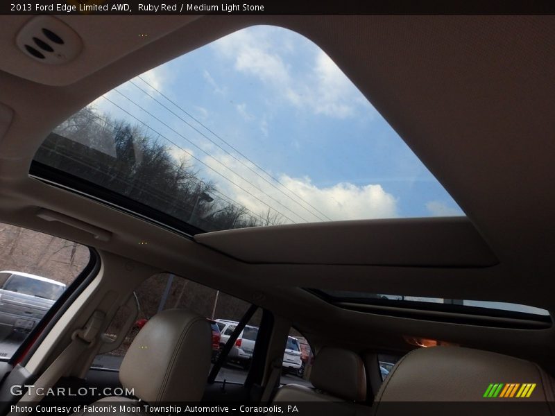 Ruby Red / Medium Light Stone 2013 Ford Edge Limited AWD