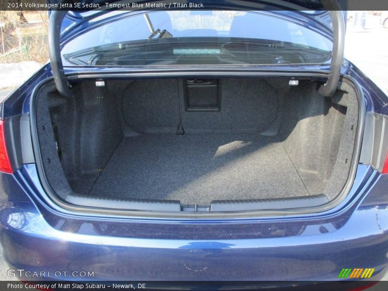 Tempest Blue Metallic / Titan Black 2014 Volkswagen Jetta SE Sedan