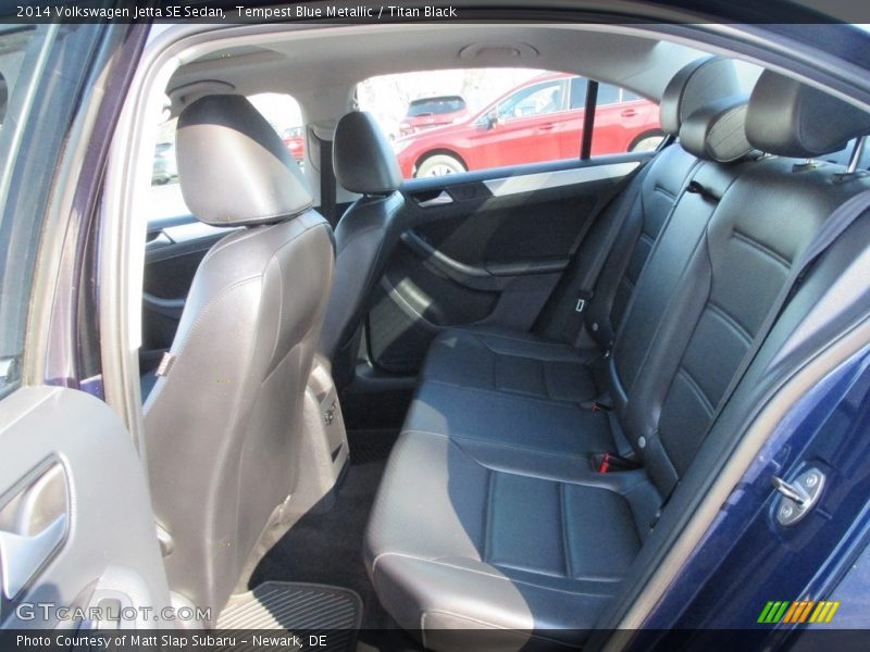 Tempest Blue Metallic / Titan Black 2014 Volkswagen Jetta SE Sedan