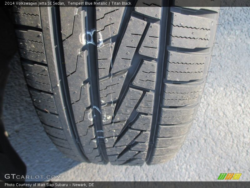 Tempest Blue Metallic / Titan Black 2014 Volkswagen Jetta SE Sedan