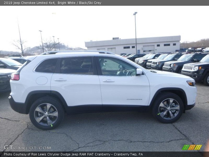 Bright White / Black/Ski Grey 2019 Jeep Cherokee Limited 4x4