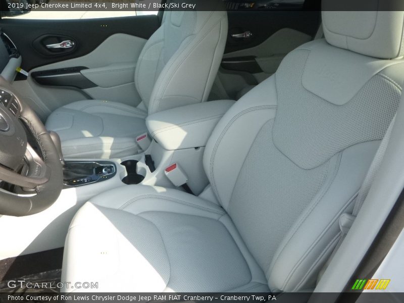 Bright White / Black/Ski Grey 2019 Jeep Cherokee Limited 4x4