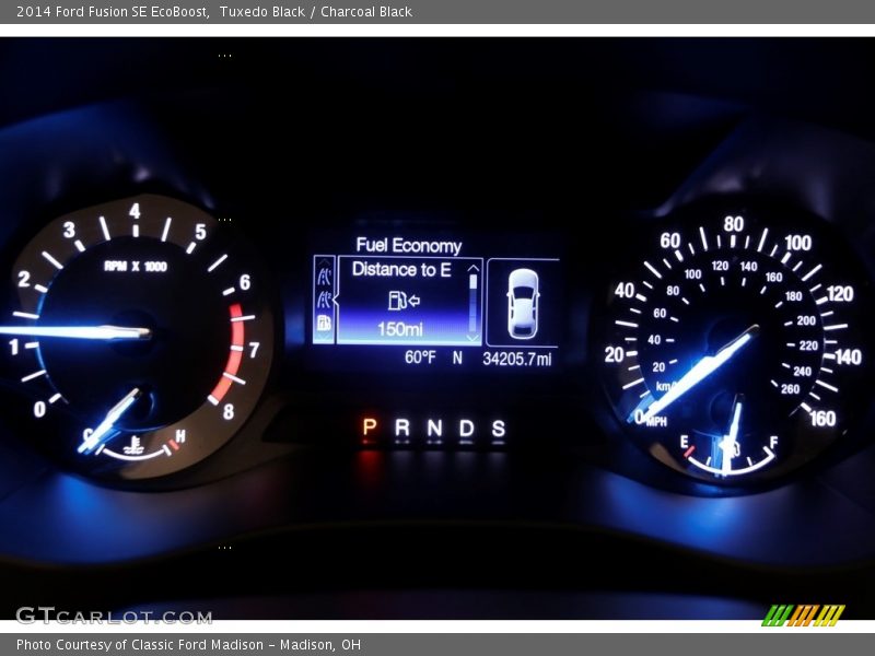 Tuxedo Black / Charcoal Black 2014 Ford Fusion SE EcoBoost