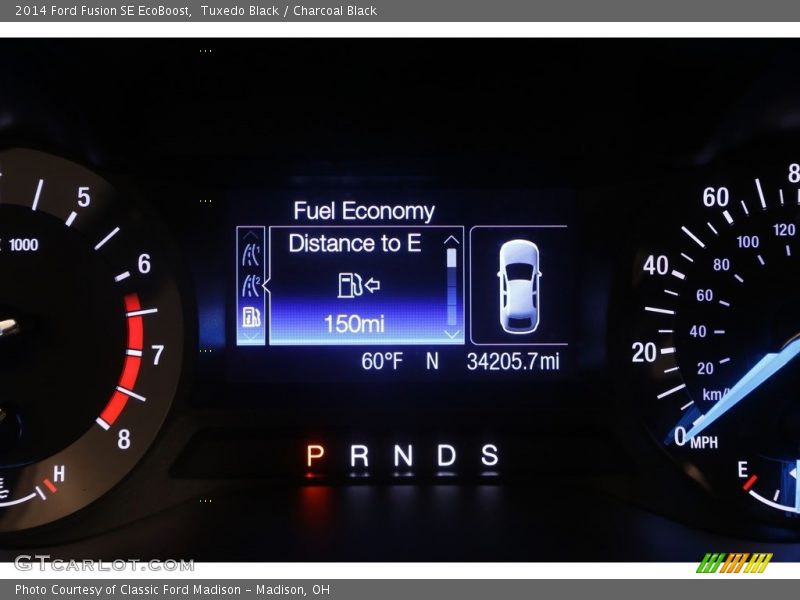 Tuxedo Black / Charcoal Black 2014 Ford Fusion SE EcoBoost