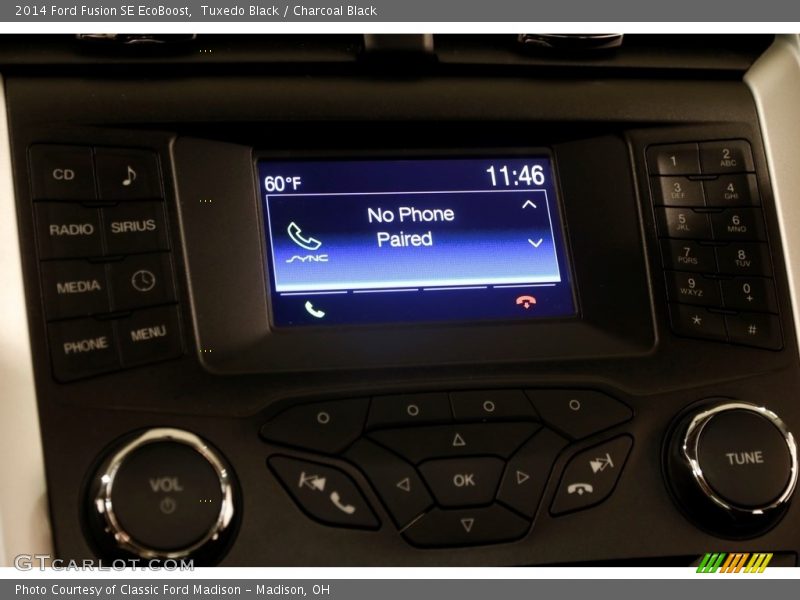 Tuxedo Black / Charcoal Black 2014 Ford Fusion SE EcoBoost