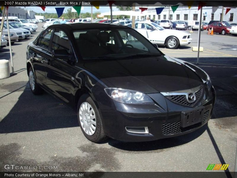 Black Mica / Black 2007 Mazda MAZDA3 i Sedan