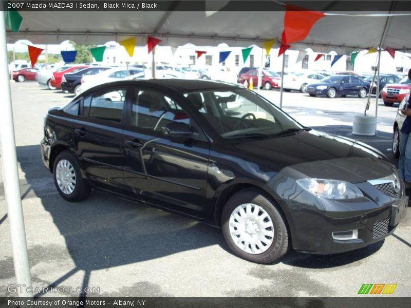 Black Mica / Black 2007 Mazda MAZDA3 i Sedan