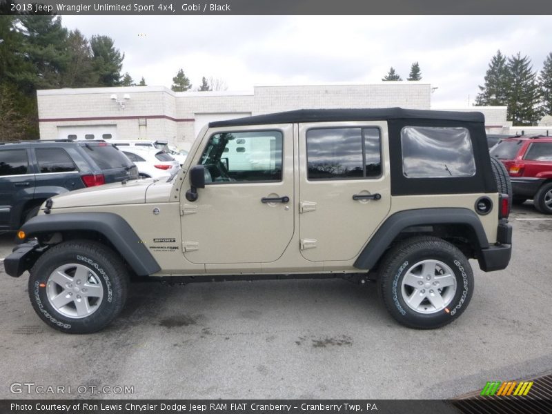 Gobi / Black 2018 Jeep Wrangler Unlimited Sport 4x4