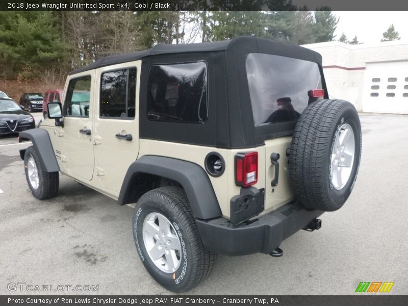 Gobi / Black 2018 Jeep Wrangler Unlimited Sport 4x4
