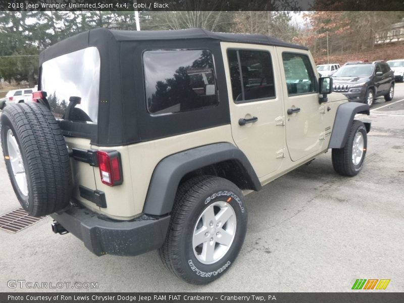 Gobi / Black 2018 Jeep Wrangler Unlimited Sport 4x4