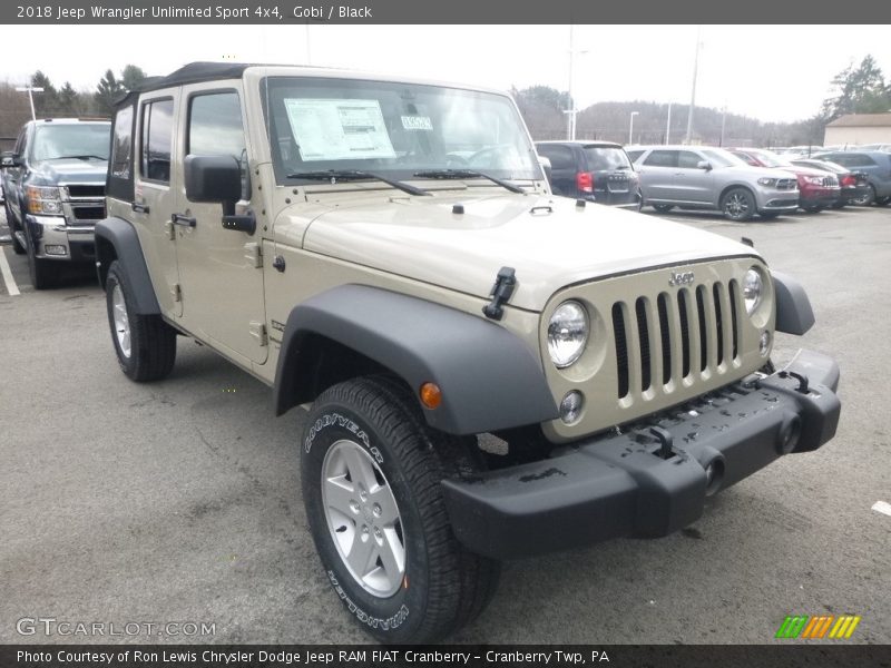 Gobi / Black 2018 Jeep Wrangler Unlimited Sport 4x4