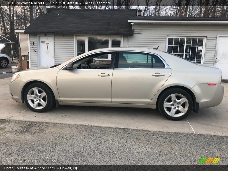 Gold Mist Metallic / Cocoa/Cashmere 2011 Chevrolet Malibu LS