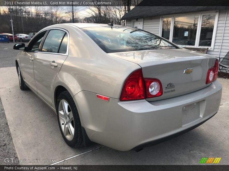 Gold Mist Metallic / Cocoa/Cashmere 2011 Chevrolet Malibu LS