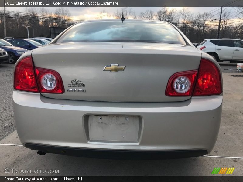 Gold Mist Metallic / Cocoa/Cashmere 2011 Chevrolet Malibu LS