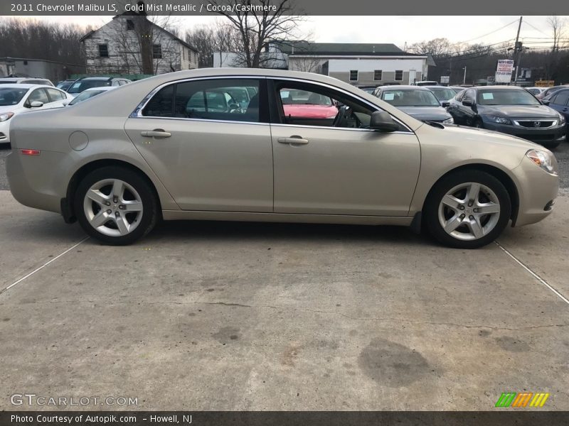 Gold Mist Metallic / Cocoa/Cashmere 2011 Chevrolet Malibu LS